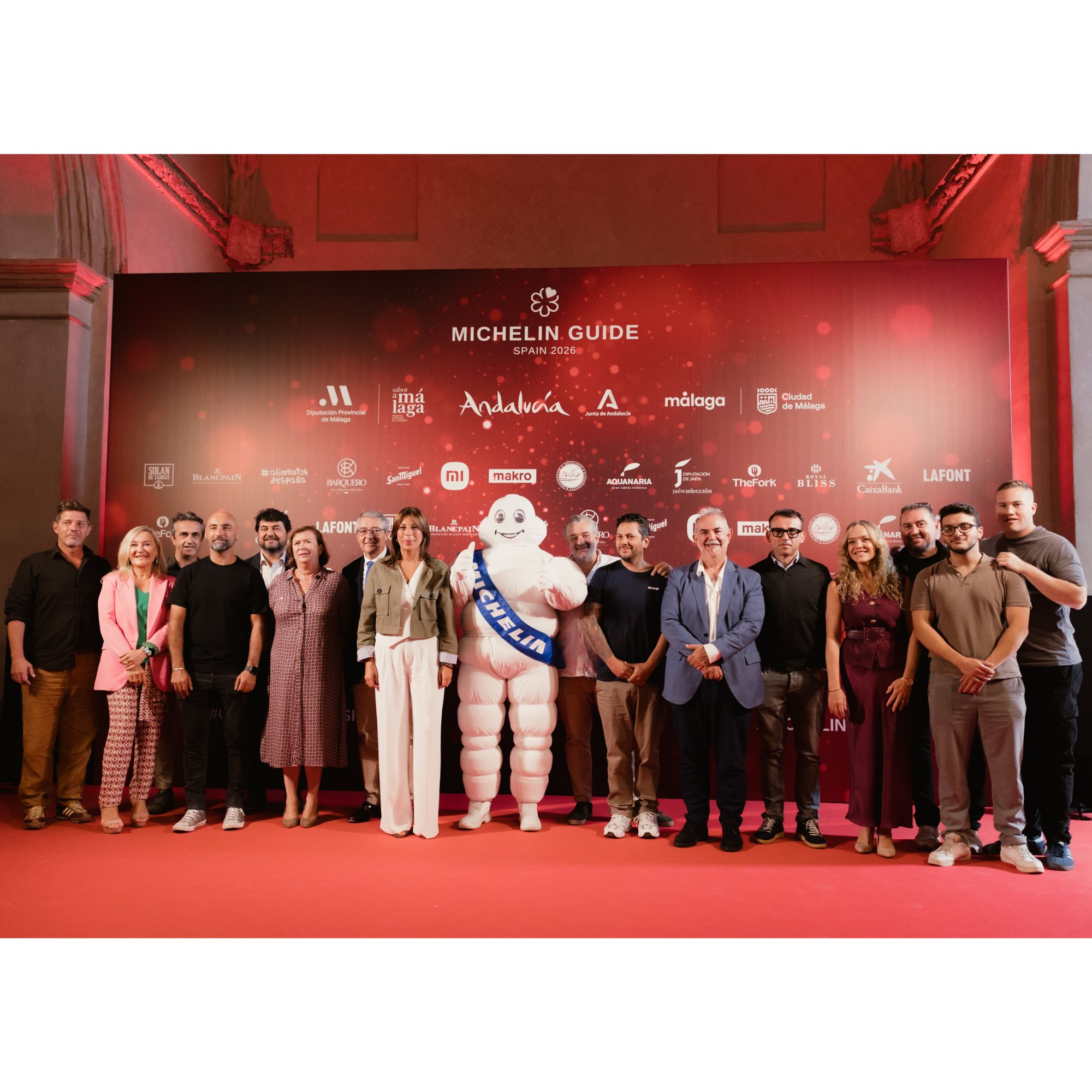 Portada presentación chefs de la Guía Michelin 2026 Málaga